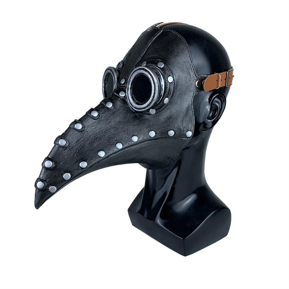 Steampunk Plague Doctor Mask Latex Birds Beak Masks Halloween Costume Cosplay Halloween Costume Dress Up Props