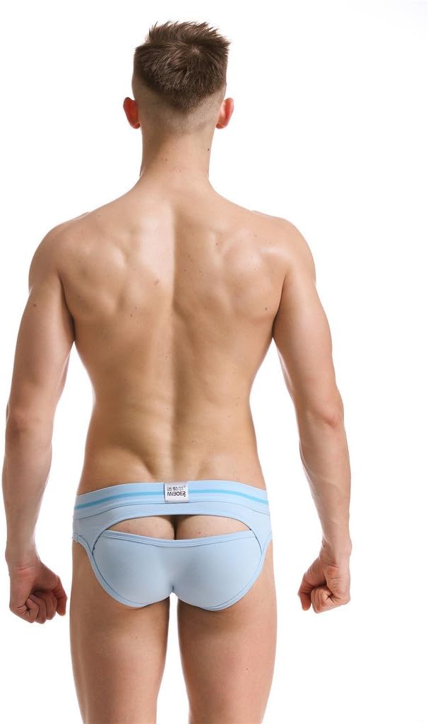 Moelisu Men's Fashion Underwear Sexy Hip Briefs Sexy Thong G-String