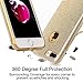 ERAGLOW case Compatible with iPhone 7 Plus (Gold)