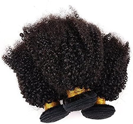 V"NICE Mongolian Afro Kinky Curly Virgin Hair 3pcs/lot Natural Black Unprocessed Mongolian Kinky Curly Hair Weave (12'' 14'' 16'')