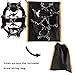 KepooMan 18 Teeth Claws Crampons Non-slip Shoes Cover Stainless Steel Chain Outdoor Ski Ice Snow Hiking Climbing (L)