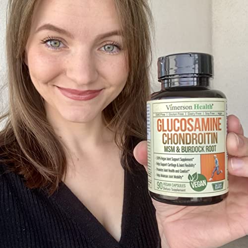 Vegan Glucosamine Chondroitin, Phytodroitin MSM Supplement Capsules