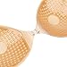 Borown Self Adhesive Bra, Women's Strapless Deep V-shaped Invisible Push-up Bra(C, Skin)