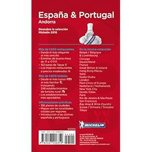 MICHELIN Guide Spain/Portugal (Espana/Portugal) 2016: Hotels & Restaurants (Michelin Guide/Michelin) (Spanish Edition)