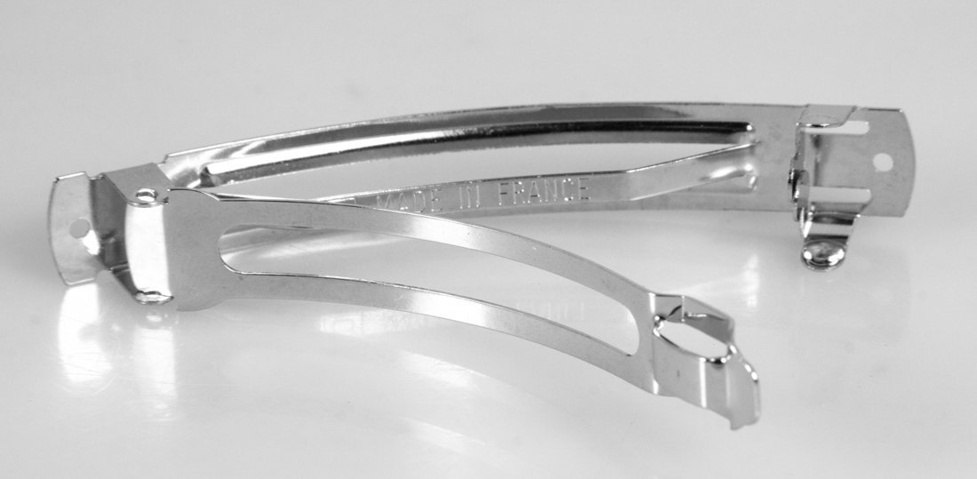 World Tree Hair Clip, Medium Hand Crafted Metal Barrette Made in the USA with a 70mm Imported French Clip by Oberon Design : Beauty