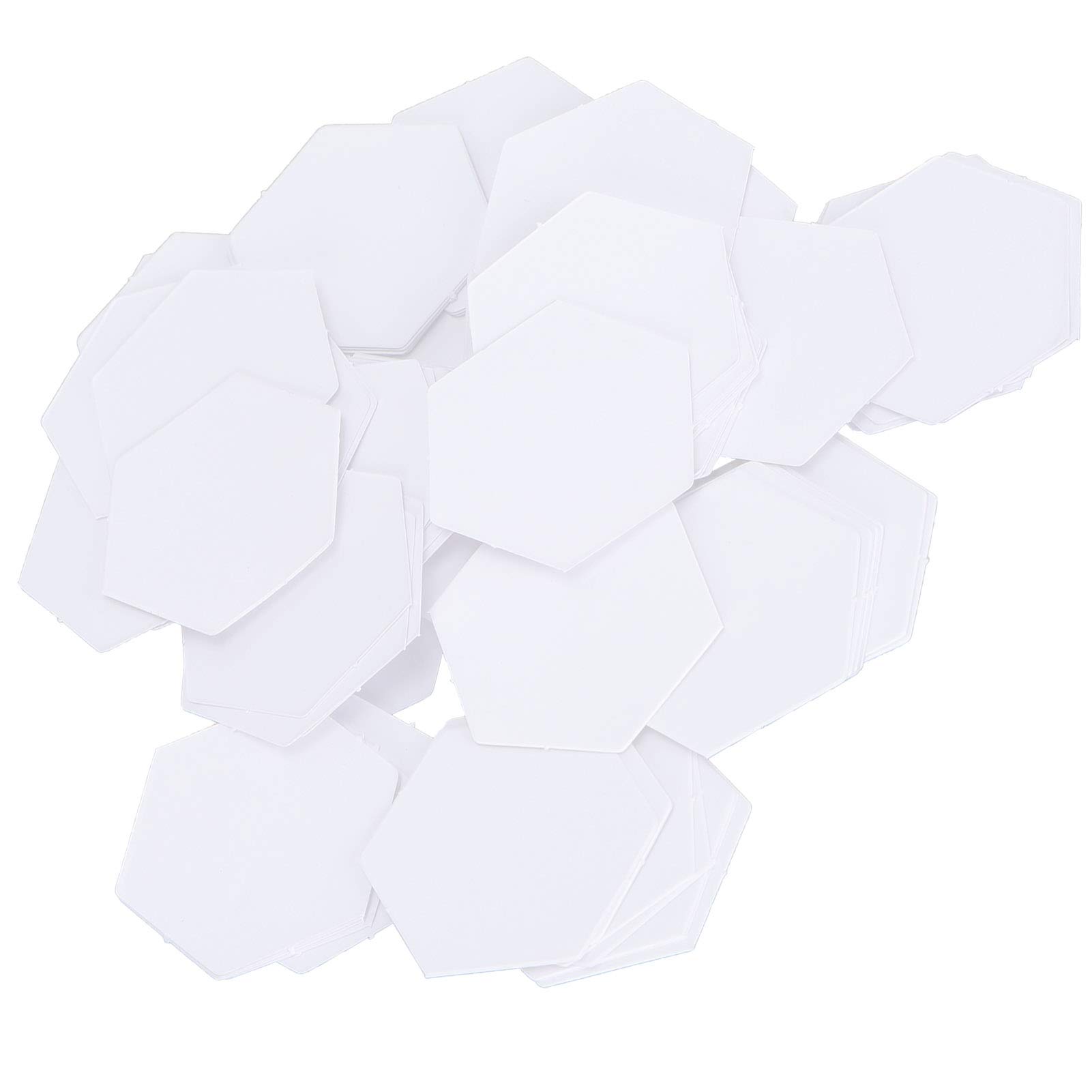22mm Paper Pieces for Quilting, 100 Pack English Paper Piecing Templates, Foundation Paper Pieces for Patchwork Sewing, Handmade Craft Supplies for Beginners and DIY Enthusiasts