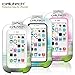 iPhone Case 6-Luxury Designer Case for Your Apple iPhone 6 Case [Scratch Resistant] [4.7]NEW -Bonus Includes Polishing Towel for Apple iPhone 6 Case-Latest Design with Ultra Clear Scratch Resistant Back Panel-Shock Absorbing Bumper-TPU Soft Edge Bumper-White, Black & Pink-Backed by 2014 (Black)