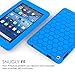 MoKo Case for Fire 2015 7 inch - [Honey Comb Series] Shock Proof Soft Silicone Back Cover [Kids Friendly] for Amazon Fire Tablet (7