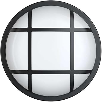 Lighthub 20w Led Runde Kafig Lampe Aussen Wandlampe Wandleuchten Haustur Beleuchtung Gartenhaus Garage Veranda Werkstatt Terrasse Schwarz Amazon De Beleuchtung