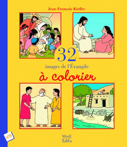 32 Images de l'Evangile Ã  colorier (French Edition) by (Paperback)