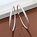 Tabwing 925 Sterling Silver Big Round Circle Hoop Earrings For Women Fine Earings