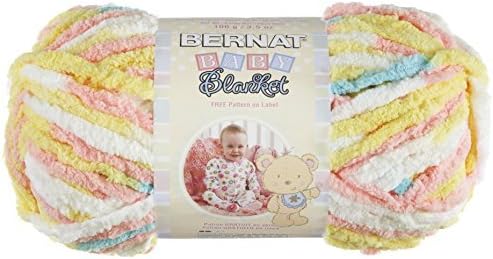 Bernat Baby Blanket Yarn, 3.5 Ounce, Pitter Patter by Bernat