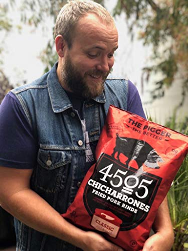 4505 Classic Chili & Salt Pork Rinds, Certified Keto, Humanely Raised, Family Size Bag, 7oz