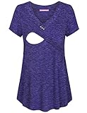 Joymom Plus Size Nursing Tops,Maternity Flattering