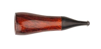 Cigarrenspitze Bruyere orange/black 16mm Bohrung mit Passatore Filter und Stoffbeutel