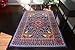 Generations pre8023DarkBlue_6x8 Oriental Traditional Isfahan Persian Area Rug, 5' x 8', Light Blue/Navy/White/Orange/Yellow/Crimson Red