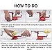 PENSON & CO. Manual Red Stainless Steel Twisted Potato Apple Slicer Spiral French Fry Vegetable Cutter