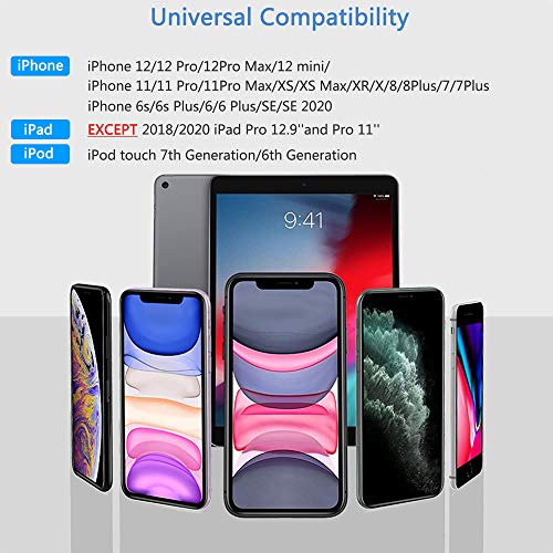 Rosyclo Lightning Hub IPad Adapter, 6in1 Lightning To HDMI Digital AV