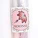[Pink Cherry]Moonse Romantic Pink Cherry Clear Rain Wind Umbrella,Half-Automatic