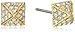 Rebecca Minkoff Pave Pyramid Gold Stud Earrings