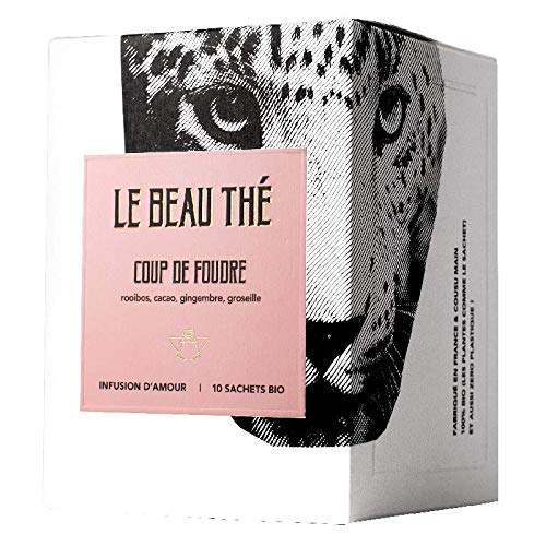 Le Beau Teé Infusion Rooibos – Aufguss Liebe – Rooibos und Honeybush – (10 Beutel)