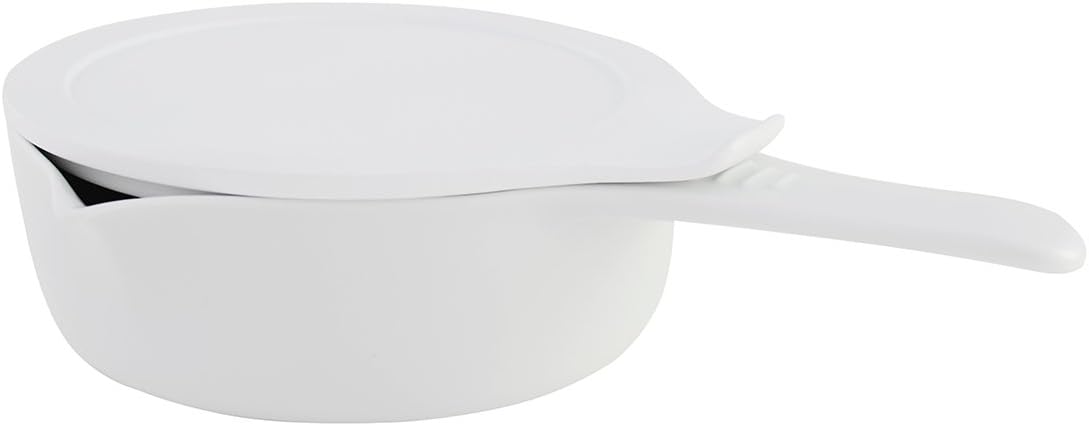 Eschenbach Porzellan Group Porcelain Saucepan, White, 26 x 8.2 x 18 cm