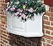 Mayne Nantucket 2-Foot Window Box – Self-Watering, Weather-Resistant Planter for Flowers – Durable Design for Outdoor Use, Perfect for Windows