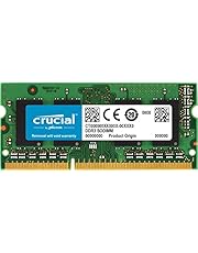 Crucial 8GB Single DDR3/DDR3L 1600 MT/S (PC3-12800) Unbuffered SODIMM 204-Pin Memory - CT102464BF160B