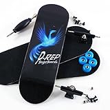 P-REP Pheonix 30mm Graphic Complete Wooden Fingerboard w CNC Lathed Bearing Wheels