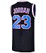 RAAVIN 23# Bunny Space Movie Jersey Mens Squad Basketball Jersey (Black, XXLarge)