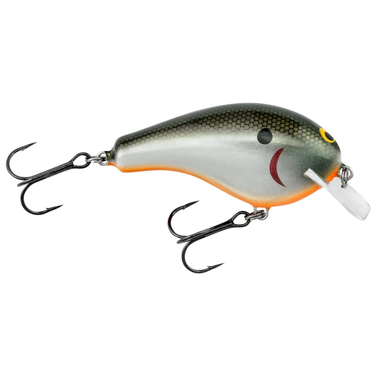 Photo 1 of Bagley Baits Balsa B1 Squarebill Shallow Diving Crankbait, Tennessee Shad Orange Belly, 7/16 oz, 2"
