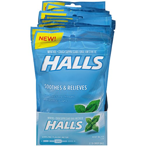 Halls Extra Strength Intense Cool Cough Drops with Menthol 360