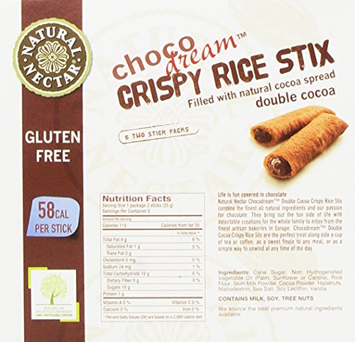 Natural Nectar Rice Sticks, Double Cocoa, 0.88-Ounce, 5-Count - Thumbnail 3