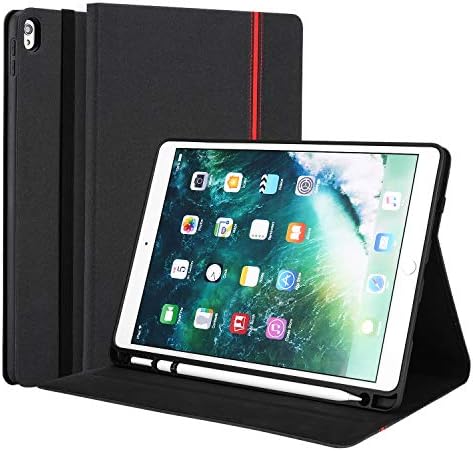 Ipad Pro 10 5 ケース Air 19 第三世代 Air3インチ 爆売り ブラック Pencil 保護ケース 傷つけ防止 Maiddos 高級puレザー全面保護型 収納可能 ソフトカバーapple