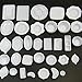 Dengguoli 33 Pcs Dollhouse Miniature Tableware Plastic Plate Dishes Kitchen Set for Mini Food