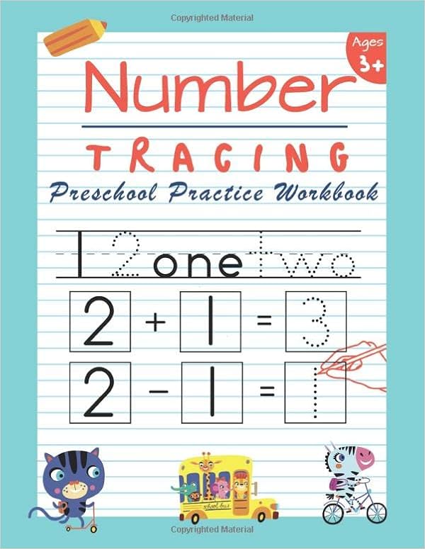 number tracing preschool practice workbook learn to trace numbers 1 20 essential reading and writing book for pre k kindergarten and kids ages 3 5 tracing practice book for preschoolers press happy