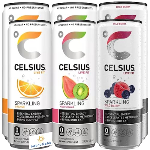CELSIUS Energy Drink Functional Essential Energy Drink Sparkling