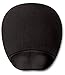 Memory Foam Mouse Mat with Wrist Rest- Black