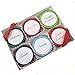 Beach Feet Pedi Pack - Pamper Your FEET - Natural Moisturizing Pedicure Bath Bomb Set - 6 Ct -Made in The USA- Shea & Cocoa Butter
