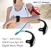 Ralyin Bluetooth Headphones with Mic MP3 Music Player Sport Wireless Earbuds Built in 8gb Memory Storage Wearable Headset for Running Gym Workout Waterproof Earphones Cordless Audifonos (Blue)