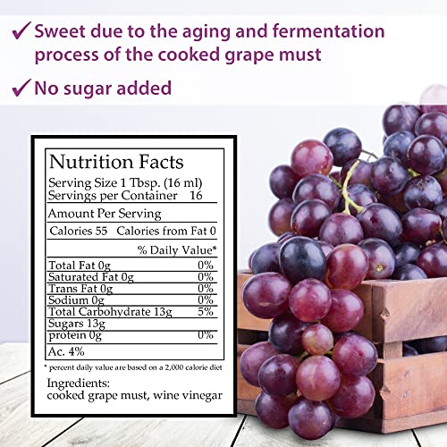 M.G. PAPPAS Thick Balsamic Vinegar from Italy Gourmet Balsamic Italian Vinegar A Great