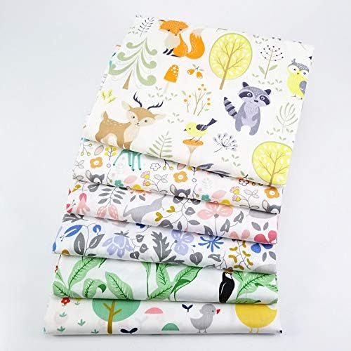 Lace Fabric African | 6Pcs/Lot 50X40Cm New Cartoon Fabric Printed Cotton Patchwork Cloth for DIY Sewing Quilting Fat Quarters Material for Kids | by ATUSY