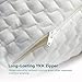 Sable Pillow for Sleeping, Hotel Collection Bed Pillows for Neck Pain Back Support, Adjustable Shredded Memory Foam and Machine Washable Bamboo Cover for Sider Sleeper - Queen, FDA Registered