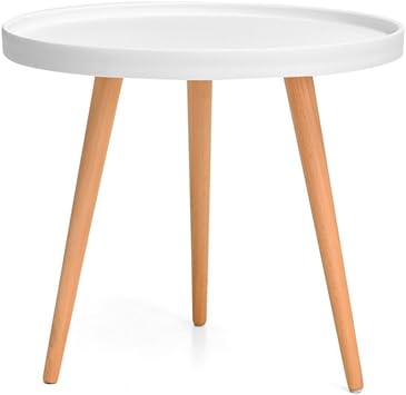 Amazon Com Desk Nightstand Coffee Side Sofa Tea Reading Writing Corner Office Leisure Table Living Room Kitchen Cjc Color White Furniture Decor