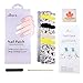 HIGH'S EXTRE Adhesion 20pcs Nail Art Transfer Decals Sticker Design Series The Cocktail Collection Manicure DIY Nail Polish Strips Wraps for Wedding,Party,Shopping,Travelling (Dreamscapes)