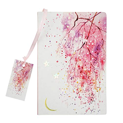 Lauret Blanc Notebook Unruled with Bookmark- A5, 144 Pages Unruled, 80 GSM Natural Shade Paper, Soft cover Lauret Blanc Notebook Unruled with Bookmark- A5, 144 Pages Unruled, 80 GSM Natural Shade Paper, Soft cover