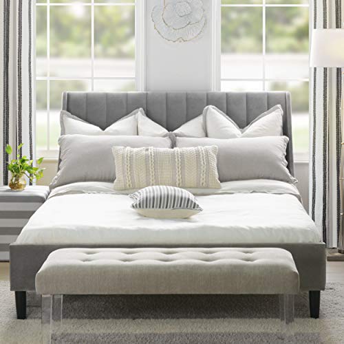 Sandy Wilson Home Aspen Platform Bed, Queen, Opal Grey Pricepulse