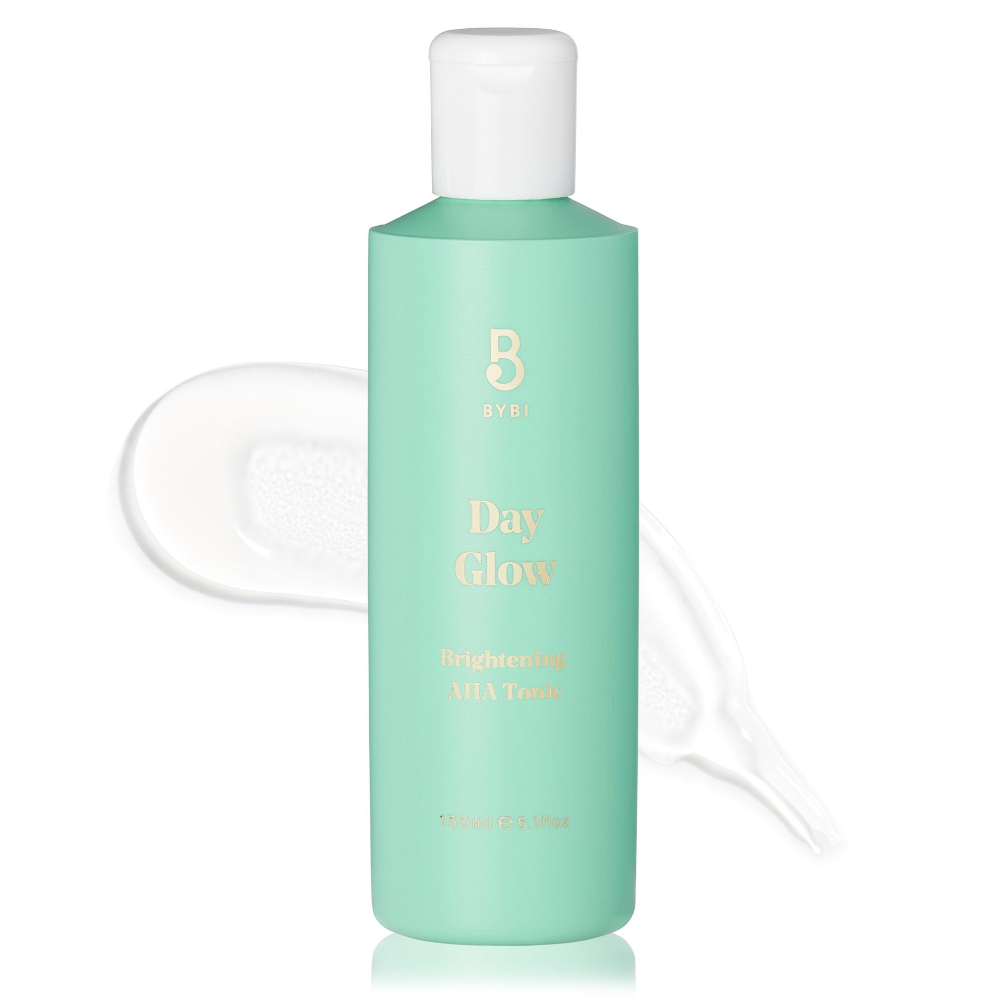 BYBI Beauty Day Glow | Exfoliating & Brightening Daily Tonic for Glowing Skin | Contains 5% Lactic Acid | 150ml