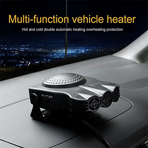 Powstro Car Heater Portable Heating Cooling Fan Quickly Defroster Car Defogger 12V 150W