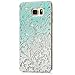 Mavis's Diary Note 5 Case, Galaxy Note 5 Case 3D Handmade Bling Crystal Shiny Rhinestone Diamonds Special Hollow Floral Gradient Pattern Hard PC Cover Clear Case for Samsung Galaxy Note 5